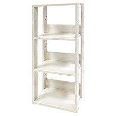 IRIS OHYAMA 愛麗思歐雅瑪 時尚分層收納架 寬40cm系列 OWR-400, 灰白色, 1個, 3層