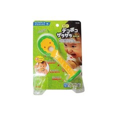 日本 People 新寶寶的飯匙咬舔玩具, 飯匙 黃色 + 綠色, 1個