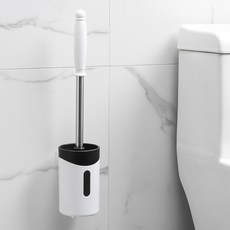 인앳홈 벽부착 변기 청소솔, 화이트, 5개