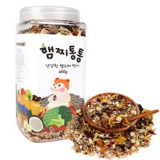 햄찌통통 건강한 햄스터 먹이 사료, 600g, 1개
