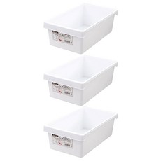 SANADA 收納籃 A5068, 白色, 3個