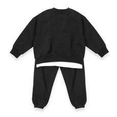 UR：BASIC 兒童寬鬆版型層次穿搭上下裝套組