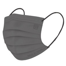 匠心 醫用級成人平面口罩 加大版 XL, 墨灰色, 30片, 1盒