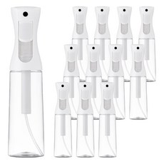 아브카 압축 안개분사 스프레이 공병 300ml, 투명, 12개