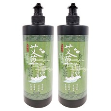 艾草 午時水 沐浴露 草本淨鍊 溫和滋養, 1L, 2瓶