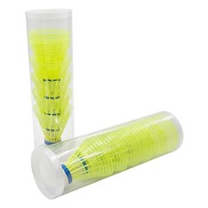 일상나눔 연습용 배드민턴 셔틀콕, 형광 옐로우, 12개입, 1세트