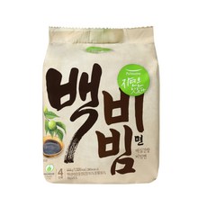 풀무원 자연은 맛있다 백비빔면 444g, 4개