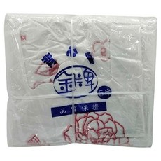 金牌 玫瑰花背心袋 32*57cm HDPE材質, 10包