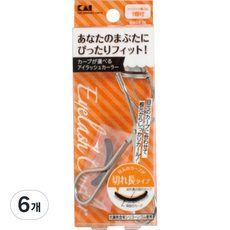 카이 아이래쉬 뷰러 약간커브형 KQ3084, 6개