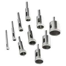 스탠맨 유리 홀쏘 10종 6~30mm, 1개