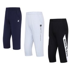 KISPO 兒童涼感透氣款七分運動褲3件組