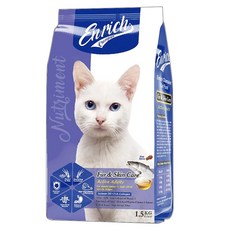 Enrich Champion 1歲以上成貓/全貓 活力亮毛護膚配方 貓糧, 鮭魚 + 膠原蛋白, 1.5kg, 1袋