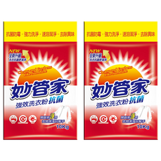妙管家 強效洗衣粉 抗菌 10kg, 2包