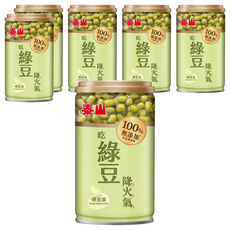 TAISUN 泰山 100%無添加綠豆湯, 330g, 6罐