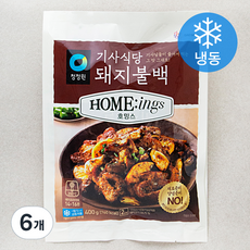 대상 호밍스 기사식당 돼지불백 (냉동), 6개, 400g