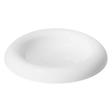 BOWLBOWL 韓國製 乾濕兩用 Hello 甜甜圈碗 寵物餐具 單口 單品 230ml, 牛奶白, 1個