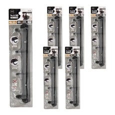 UdiLife 16 hold掛 J型4勾掛架 霧黑色 免釘牆面掛勾 衣物掛勾 帽子掛勾 包包掛勾, 6入