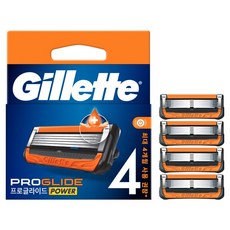 Gillette 吉列 ProGlide 動力刮鬍刀片, 4入, 1個