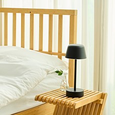 지노바 무선 머쉬룸 테이블 버섯 무드등, 블랙