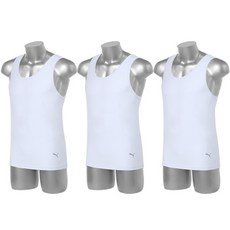 PUMA 男款純棉運動背心 3件組