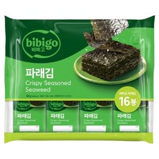 비비고 파래김 도시락김, 4g, 16개
