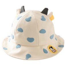 bebehome 日式嬰兒童可愛超萌造型帽 - 藍白色, 頭圍46~50cm