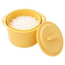 inbloom Easy Light 12分鐘微波爐減醣電鍋, 1個, 奶油黃