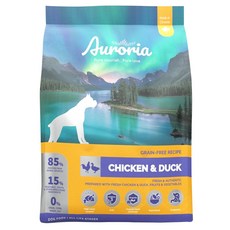 Auroria 極光 全齡犬用 無穀天然犬糧, 雞肉 + 鴨肉, 2.27kg, 1袋