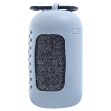 Mass 生活好物 便攜吸水速乾運動毛巾 登山露營烤肉冷感戶外 附收納盒, 灰色, 1條