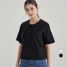 afinar 女款大翻領蕾絲襯衫
