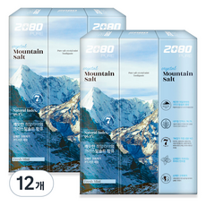 2080 喜馬拉雅水晶鹽牙膏 清新薄荷, 150g, 12條