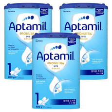압타밀 프로누트라 1단계 분유, 800g, 3개
