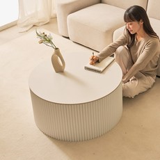 코지 포세린 세라믹 템바보드 좌식 테이블 상판 600 + 하부 600 방문설치, 상판(마블), 하부(화이트)