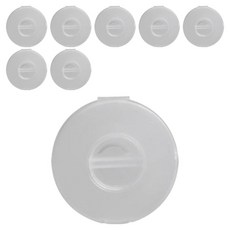 케이블 정리 홀더, 8개, 투명