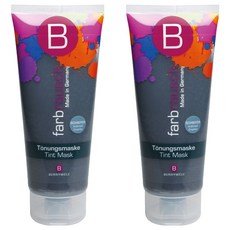 很好的頭髮顏色著色面膜石墨灰色, 201ml, 2個