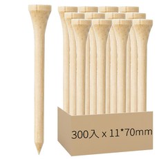 木製高爾夫球長梯 300入, 1組, 原木色