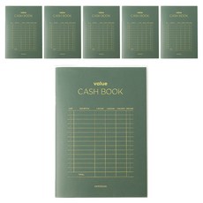 PAPERIAN Value 現金簿, 松綠色, 6個