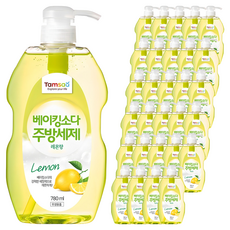 탐사 베이킹소다 주방세제 레몬향, 780ml, 30개
