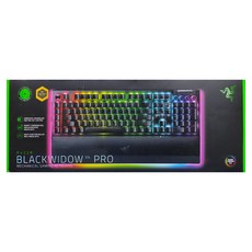 RAZER 雷蛇 BlackWidow 黑寡婦 V4 PRO 幻彩版 機械式電競鍵盤 (中文), 黑色, RZ03-04681600-R3T1, 綠軸