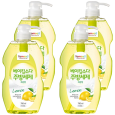 Tamsaa 蔬果碗盤清潔液 780ml 檸檬香, 4瓶