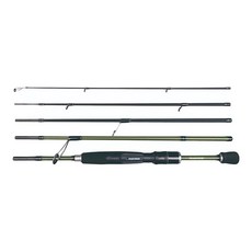 YUSHANG 漁鄉釣具 敬多路亞 綠川 Green River 5節 多節竿, 綠色 + 藍色 + 黑色