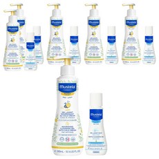 무스텔라 너리싱 클렌징 젤 위드 콜드 크림 300ml + 젠틀 클렌징 젤 50ml 세트, 6세트