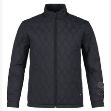 luxgolf 男款立領鑽石菱格絎縫夾克 BLU4W803