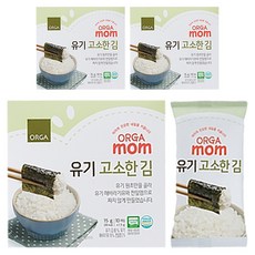 ORGAORGA WHOLE FOODS 孩童無調味海苔, 香濃口味, 15g, 3盒