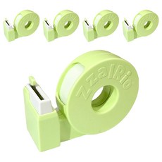 ZzalRio 兒童安全攜帶型膠帶台, 5個, 萊姆薄荷