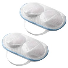 Modern More 3D胸罩洗衣袋, 2個, 藍色