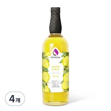 포모나 레몬 시럽, 1L, 4개