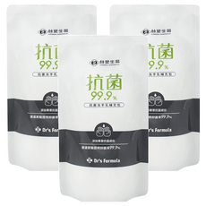 台塑生醫 Dr's Formula 抗菌洗手乳補充包, 400g, 3包