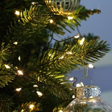 21C Trend 太陽能8模式蜘蛛燈泡戶外串燈 2000顆 60m, 1個, 黑線黃光