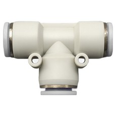 미미네아쿠아 싱글라인 원터치피팅 T자 호스 화이트 0600, 1개